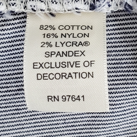 J. Jill Genuine Fit Striped Pants Size 20 Tall Wide Leg Trousers Stretch Summer - Picture 12 of 14